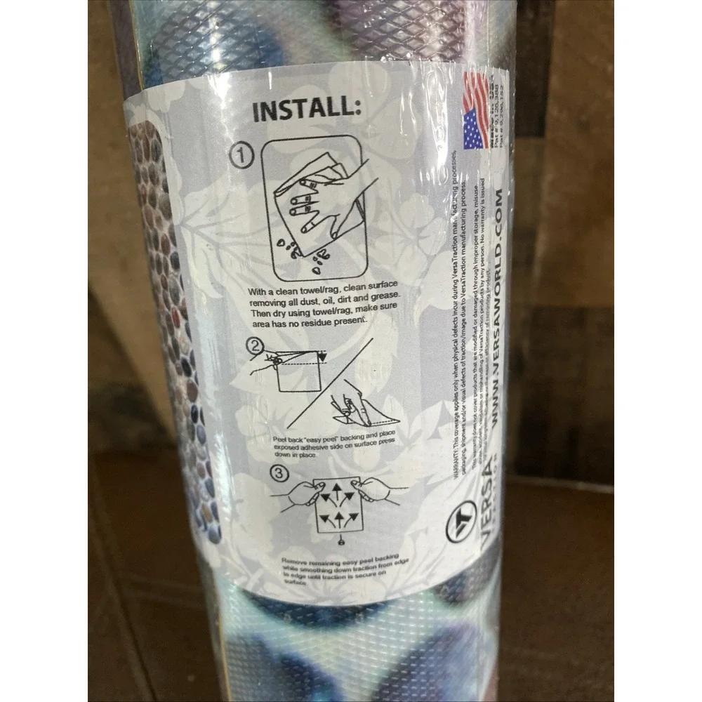 KAHUNA GRIP NON-SLIP BATH / SHOWER MAT River Rock 14 X‎ 27 SIZE ~ New